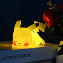 Pokemon Pikachu Anime Soft Night Light, Luz LED bonito, Luz de cabeceira do quarto, Decoração do quarto, Decoração de mesa Kawaii, Dute Light, Novo