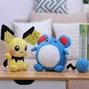 Pokemon Plush Stuffed Toy para crianças, brinquedos macios dos desenhos animados, presente para crianças, Pikachu, Charizard, Gengar, Squirtle, Espeon, Glaceon, Umbreon