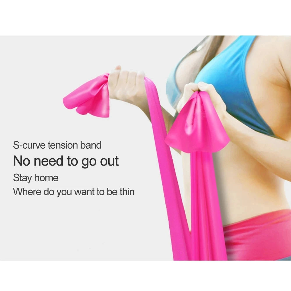 Portable Yoga Elastic Resistance Bands, Pilates, Hip Circle, Expander, Latex Tension, Gym, Family Strength Training, Training 