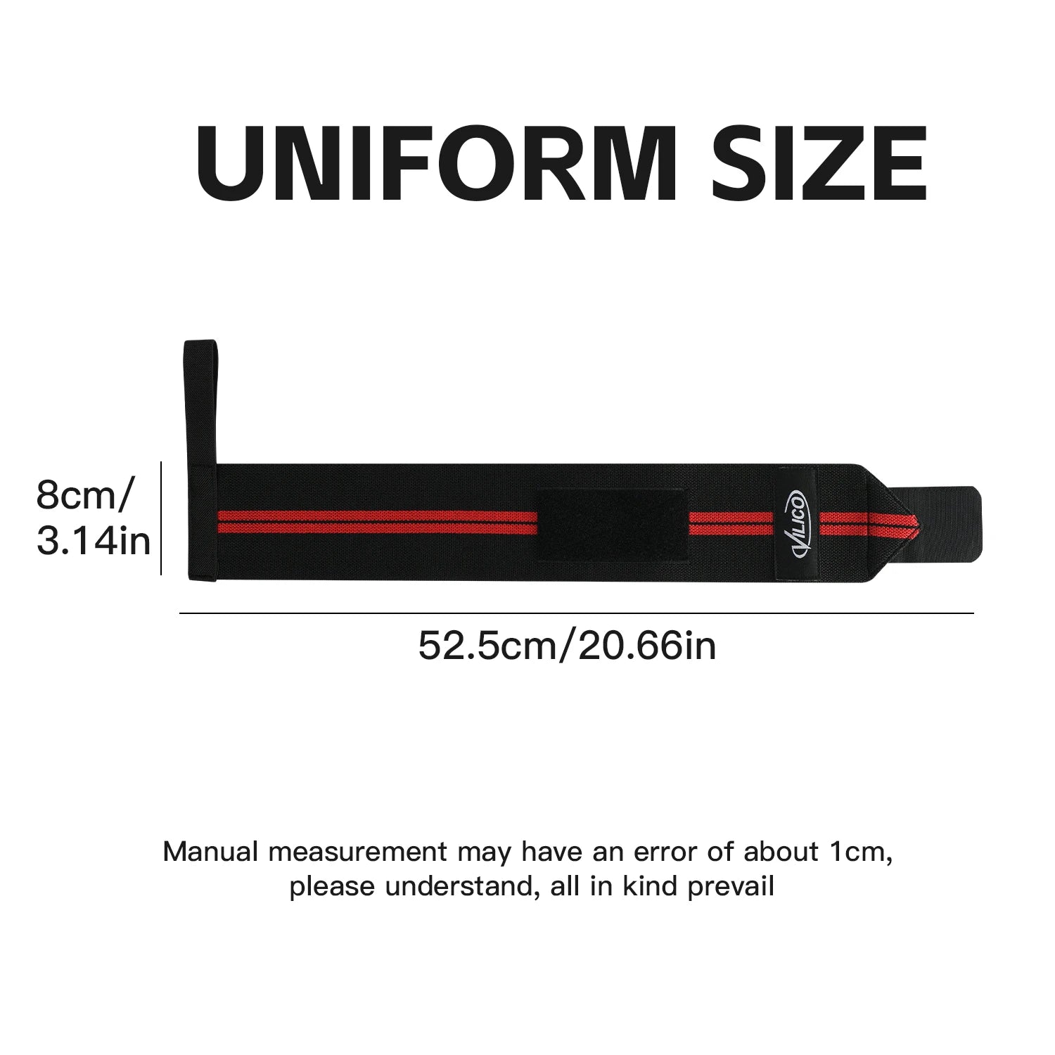 Premium Wrist Support Fitness Pulseiras, Proteja Gym Workouts, Ideal para Intense Bench Press, Deadlift, Proteja seu pulso, 2 pcs