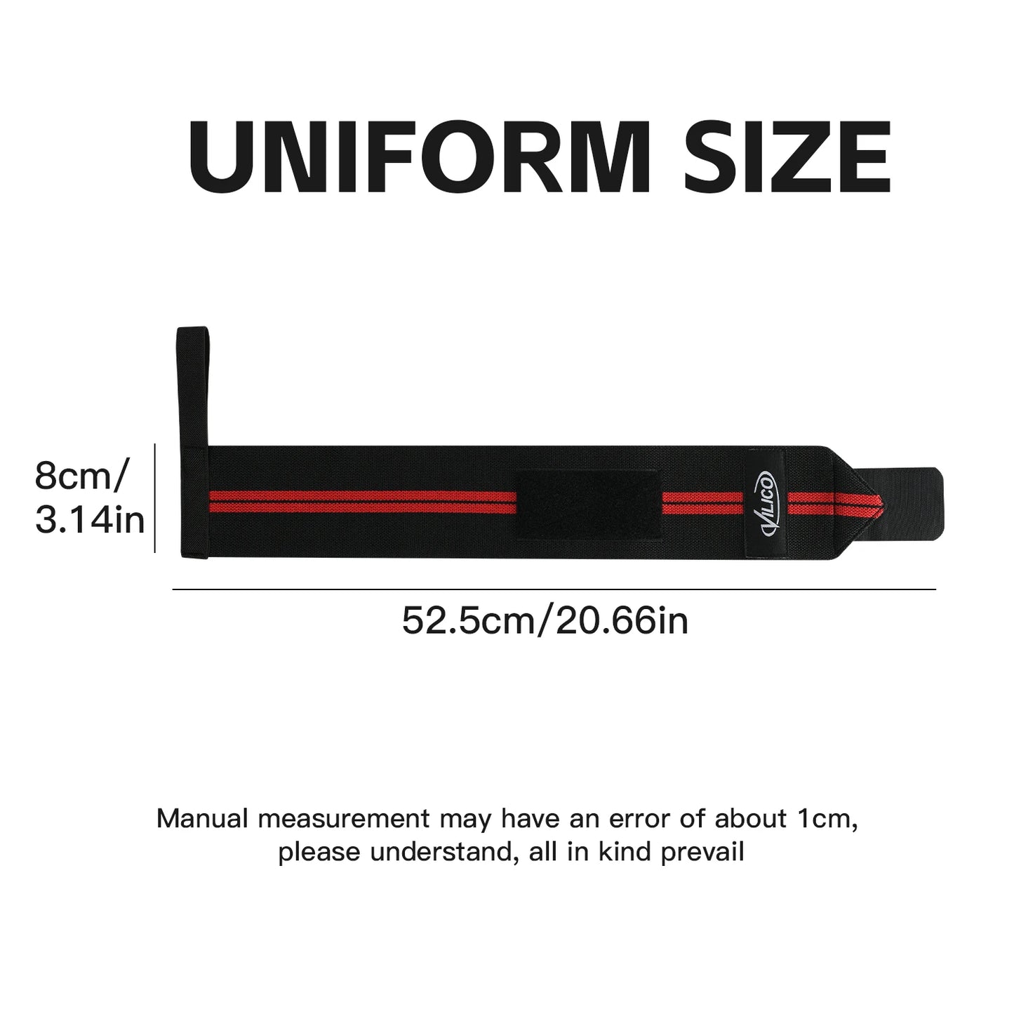 Premium Wrist Support Fitness Pulseiras, Proteja Gym Workouts, Ideal para Intense Bench Press, Deadlift, Proteja seu pulso, 2 pcs