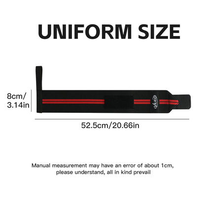 Premium Wrist Support Fitness Pulseiras, Proteja Gym Workouts, Ideal para Intense Bench Press, Deadlift, Proteja seu pulso, 2 pcs