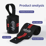 Premium Wrist Support Fitness Pulseiras, Proteja Gym Workouts, Ideal para Intense Bench Press, Deadlift, Proteja seu pulso, 2 pcs
