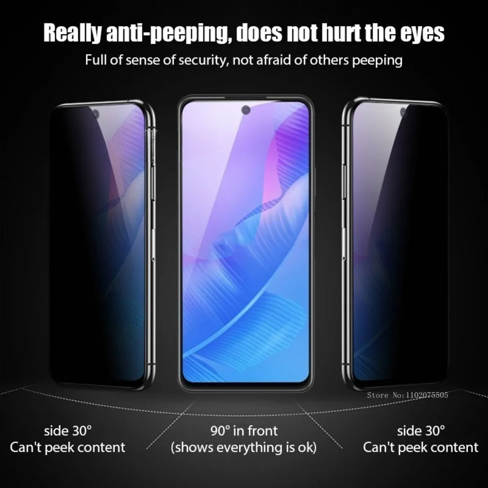 Protetor de Tela Anti Spy para Xiaomi, Privacidade Vidro Temperado, Redmi Note 13, 12, 11, 10 Pro,12S, 11S, Redmi 13C, 12C, 10A, 9A, 8A, PCes 2
