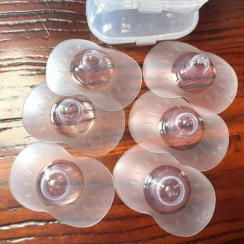 Protectores de pezón de silicona para lactancia materna, protector de lactancia suave, 2 unidades 