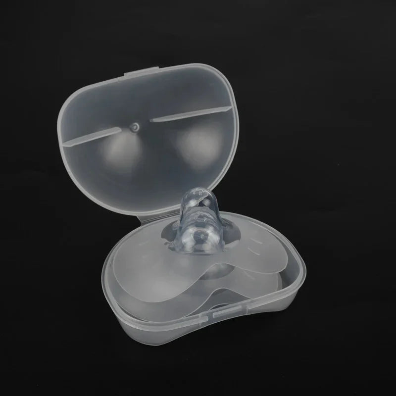 Protectores de pezón de silicona para lactancia materna, protector de lactancia suave, 2 unidades 