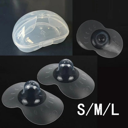 Protectores de pezón de silicona para lactancia materna, protector de lactancia suave, 2 unidades 