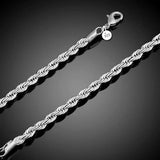 Silver Plated Twist Bracelet for Women Elegant Bracelet Charm Clasp Jewelry Gift Party Fashion 