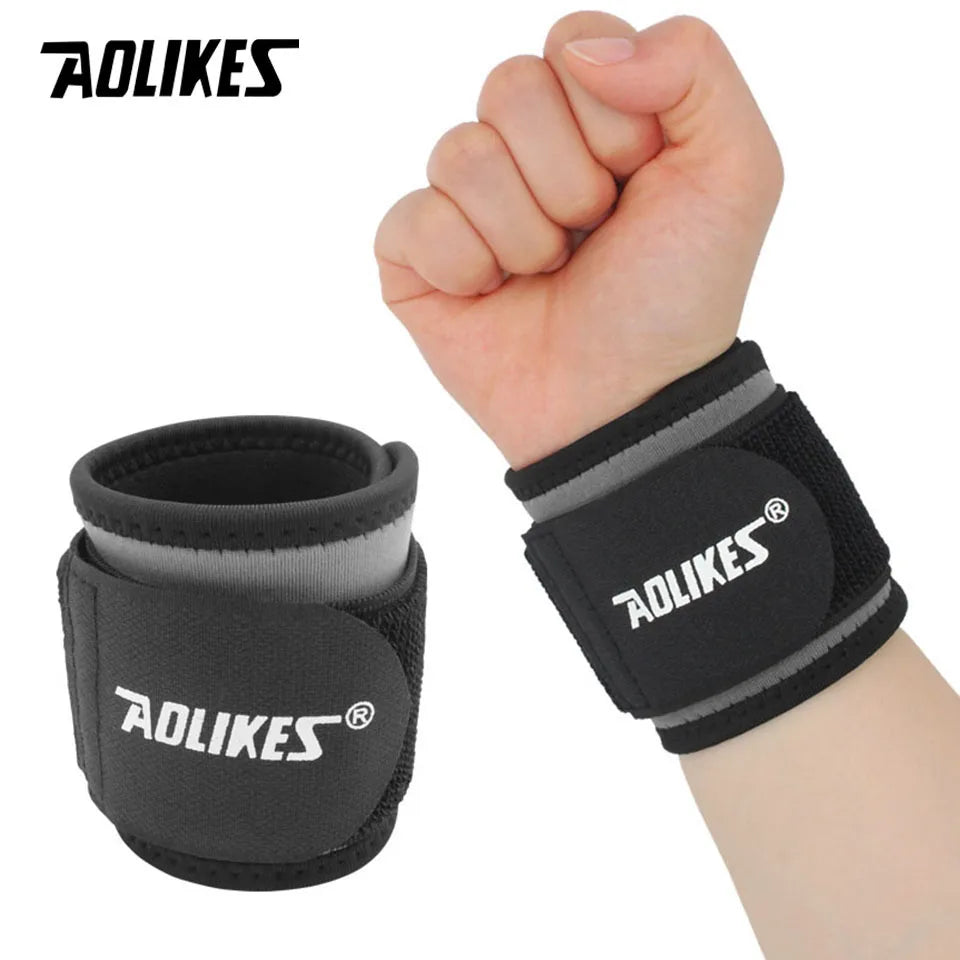 Pulseira de pulso para ginásio Fitness, pulseira esportiva, protetor, bandagem, tênis, esporte, 1pc