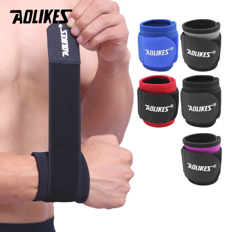 Pulseira de pulso para ginásio Fitness, pulseira esportiva, protetor, bandagem, tênis, esporte, 1pc