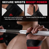1 Pair Gym Training Wristband Extra Strength Workout Weight Lifting Strap Bandage Fitness 