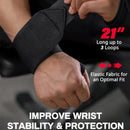 1 Pair Gym Training Wristband Extra Strength Workout Weight Lifting Strap Bandage Fitness 
