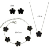 Stainless Steel Clover Bracelet for Women 14k Gold Silver Five Leaf Flower Delicate Lucky Link Bracelets Jewelry for Girls 