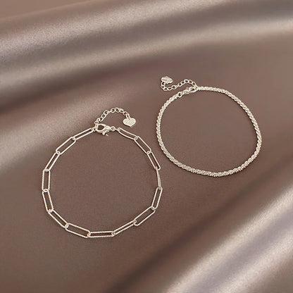 Pulseras brillantes ajustables para mujer, plata de ley 925, elegante joyería fina, regalos para bodas, moda, color nuevo 