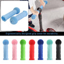 Punhos de guidão de borracha antiderrapante para crianças, capa antiderrapante, alça de bicicleta, triciclo, skate, scooter, criança, scooters