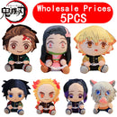 Q Version Demon Slayer Anime Boneca de pelúcia, Fantoche fofo, Brinquedo Kawaii, Boneca legal, Decoração do quarto, Presentes de aniversário infantil, Ventilador, 20cm