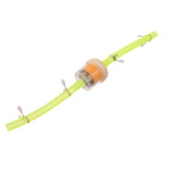 Motorcycle Universal Gas Fuel Filters and Fuel Pipe For 49cc 50cc 110cc 125cc Motocross Dirt Pit Bike Moped Scooter ATV Go Kart
