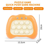 Quick Push Pop Fidget Brinquedos para Crianças e Adultos, Light Up Game, Console Portátil, Press Pushit, Bolha Eletrônica, Presente de Aniversário, Natal, Hot