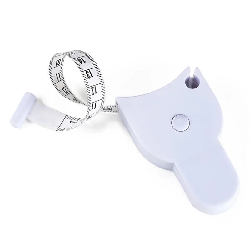 Cinta métrica autoajustable de 150 cm/60 pulgadas para cintura, pecho y piernas. 