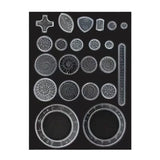 Régua geométrica Conjunto Régua geométrica, Roleta Matemática, Ferramentas de Desenho, Aprendizagem Pintura, Puzzle Brinquedos, Art Tool, 22Pcs