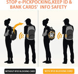 Protección RFID para billetera, escudo de señales NFC, protección segura, protector de tarjetas de crédito y pasaportes, bloqueador de tarjetas 