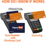 Protección RFID para billetera, escudo de señales NFC, protección segura, protector de tarjetas de crédito y pasaportes, bloqueador de tarjetas 
