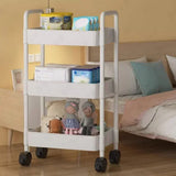 Multi-layer storage rack with wheels, small trolley, home storage, floor to floor, kitchen, bedroom, bathroom 