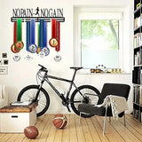 Rack de exibição de medalha de corrida de maratona, cabide de suporte, organizador para parede, esportes de corrida