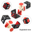 Rainbow Stress Relief Toy for Kids and Adults, Finger Desk Toy, Decompression, Autism, ADHD, OCD, Sensory Anxiety, 6 Sides, 12 Sides 