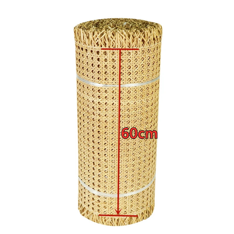 Rattan real natural do rolo da correia da cana de 60cm x 1-3 medidores para material da mobília da tabela da cadeira