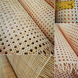 Rattan real natural do rolo da correia da cana de 60cm x 1-3 medidores para material da mobília da tabela da cadeira