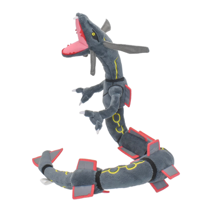 Rayquaza Brilhante Brinquedos De Pelúcia Jogo De Animais De Pelúcia, Peluches macios, Caráter Bonito Dos Desenhos Animados, Preto, 12 ", Presente Colecionável