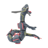 Shiny Rayquaza Plush Toys Stuffed Animal Game, Soft Plushies, Cute Cartoon Character, Black, 12", Collectible Gift 