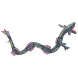 Shiny Rayquaza Plush Toys Stuffed Animal Game, Soft Plushies, Cute Cartoon Character, Black, 12", Collectible Gift 