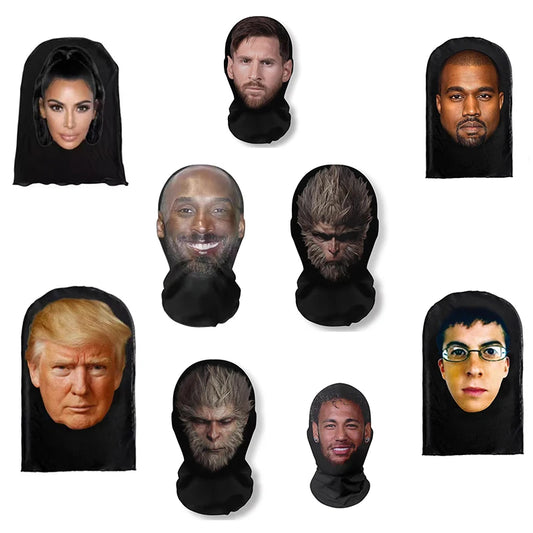 Realistic Kanye West Travis Scott Mclovin Mask Full Face Rapper Superbad Mask Funny Cosplay Costume Adult 