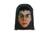 Realista kanye west travis scott mclovin máscara rosto cheio rapper superbad máscara engraçado traje cosplay adulto