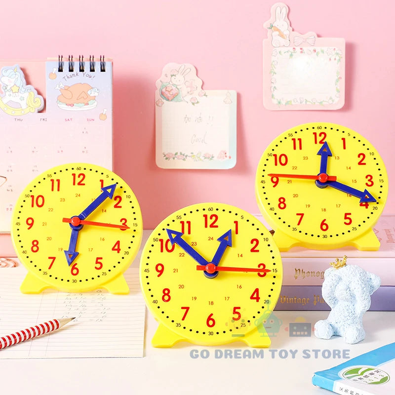 Montessori Clock for Kids Educational Toys, Hour, Minute, Second Cognition, Colorful Clocks, Preschool for Children 