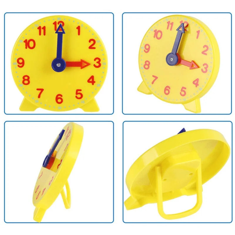 Montessori Clock for Kids Educational Toys, Hour, Minute, Second Cognition, Colorful Clocks, Preschool for Children 
