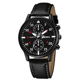 Reloj de pulsera de cuarzo para hombre, correa de cuero marrón, informal, de lujo, sin caja, 4 unidades, 2 unidades, 1 unidad 
