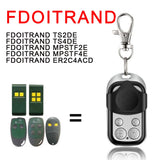 Clon remoto Doitrand TS2DE, TS4DE, MPSTF2E, MPSTF4E, ER2C4ACD, mando a distancia de garaje, 433 MHz, código fijo, transmisor de comando de puerta 