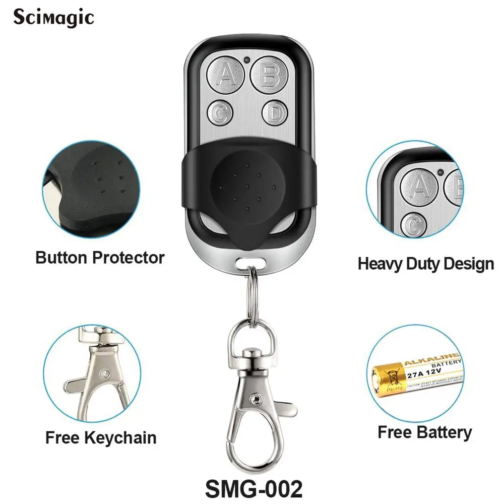 Remoto clone doitrand ts2de ts4de mpstf2e mpstf4e er2c4acd garagem controle remoto 433mhz código fixo porta comando transmissor