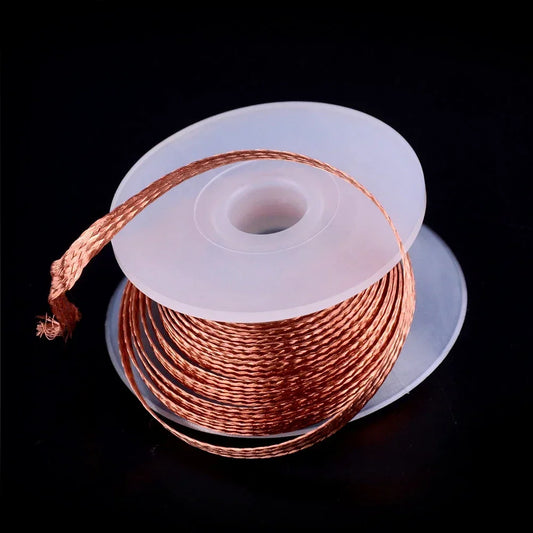 Solder Remover Wick Wire Repair Tool, Solder Wires, Desoldering Braid, 2.0mm, 3.5mm, 1.5m, 3m, 1pc 