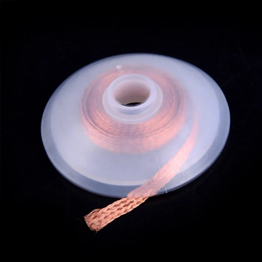 Herramienta para reparar cables con mecha para remover soldadura, alambres de soldadura, trenza desoldadora, 2,0 mm, 3,5 mm, 1,5 m, 3 m, 1 unidad 