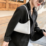 Retro Alligator Pattern PU Leather Handbags for Ladies, Female Small Purse, Armpit Shoulder Bags, High Quality Clutch Totes Bag 
