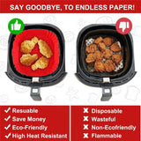 Reutilizável Silicone Airfryer Pan Liner, Air Fritadores Acessórios, Bandeja De Cozimento De Forno, Pizza, Cesta De Frango Frito, 1Pc