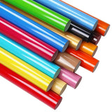 PU Heat Transfer Vinyl Roll, HTV Vinyl Roll, Decorative Film Pattern, T-shirt Iron On HTV Printing, 12" x 40", 30.5cm x 20cm, 25cm, 100cm, 150cm 