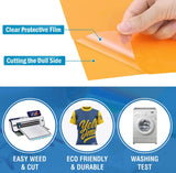 PU Heat Transfer Vinyl Roll, HTV Vinyl Roll, Decorative Film Pattern, T-shirt Iron On HTV Printing, 12" x 40", 30.5cm x 20cm, 25cm, 100cm, 150cm 