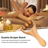 Rodillo de masaje de madera, multifuncional para reducir la celulitis, la tensión muscular y mejorar la salud de la piel, cuerpo completo, 1 unidad 