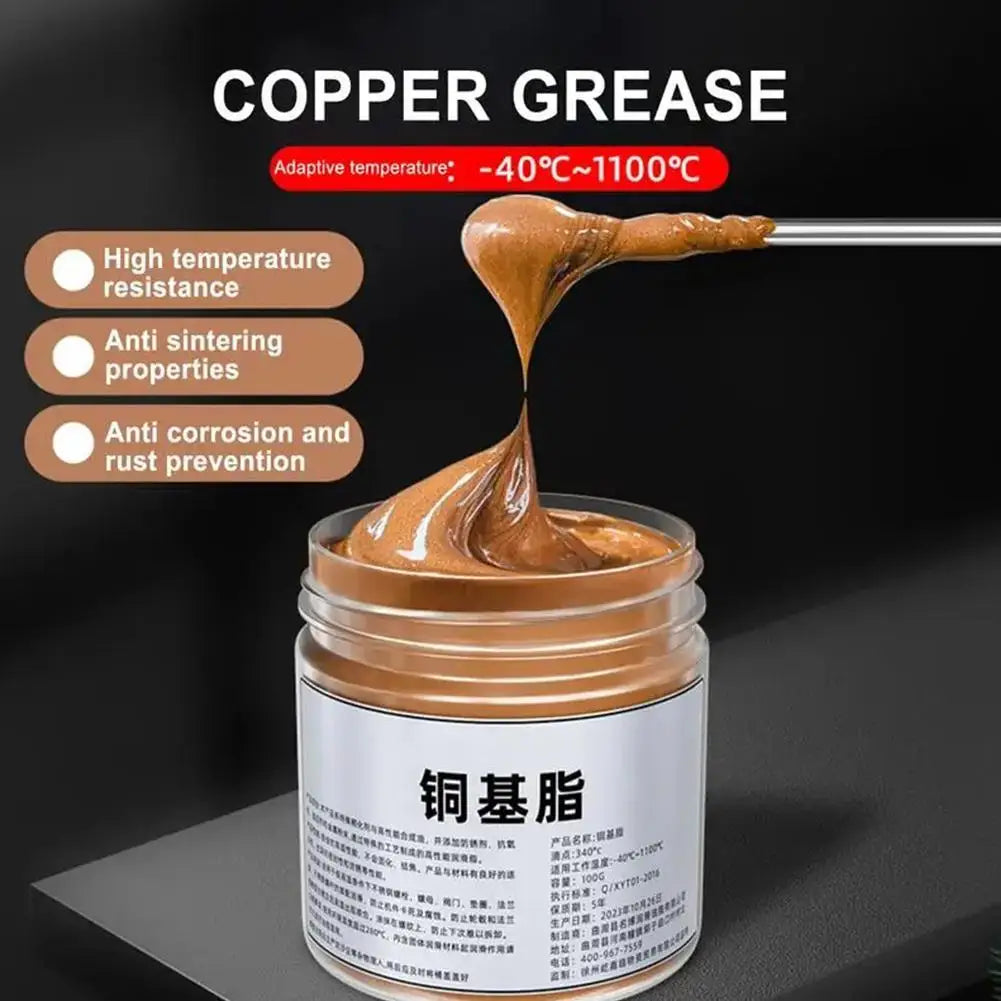High temperature resistant copper-based grease thread, anti-bite agent, screw gear, copper paste, golden butter 