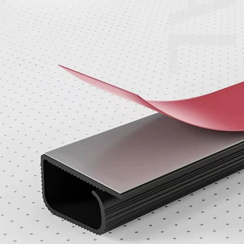 Under-Desk Cable Organizer 40cm Self-Adhesive Cable Management Cables Raceway For Home and Office